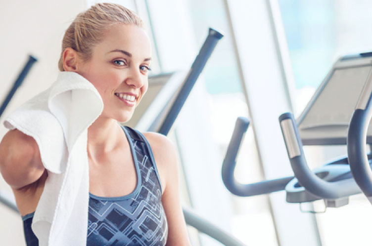 Control your sweat when exercising